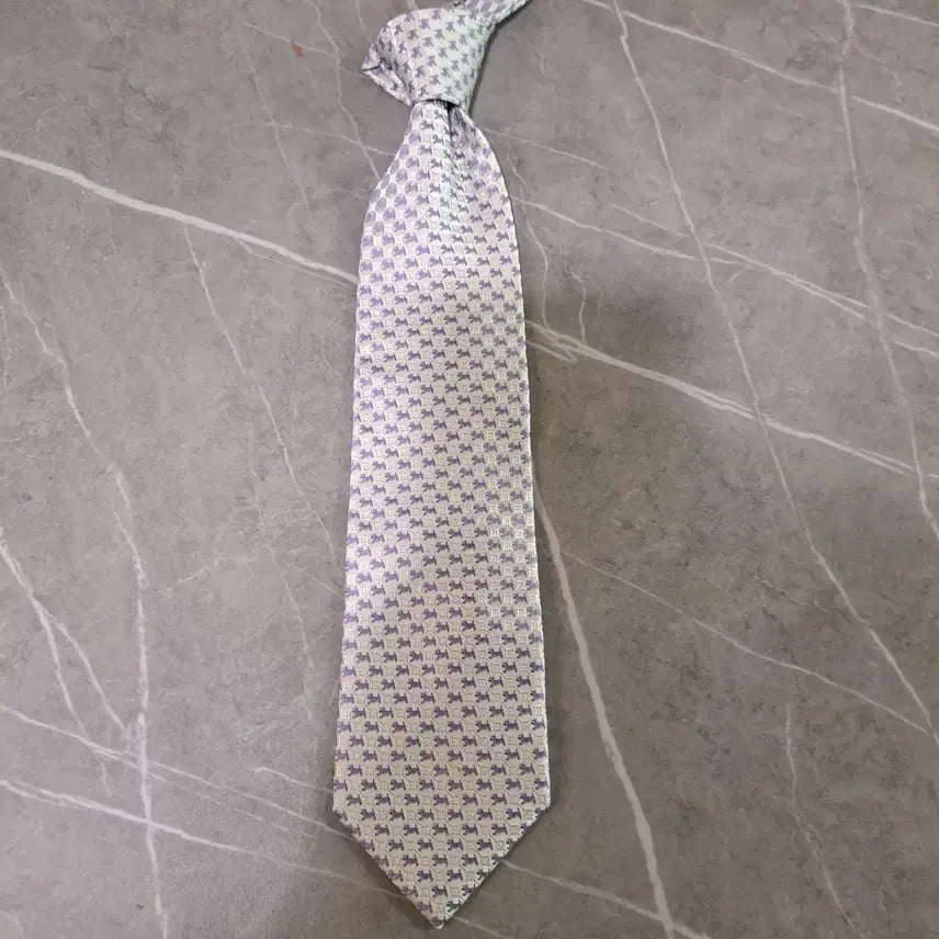[BUNJANG] Renoma Pattern Necktie Purple/White / renoma. 패턴 넥타이 퍼플/화이트