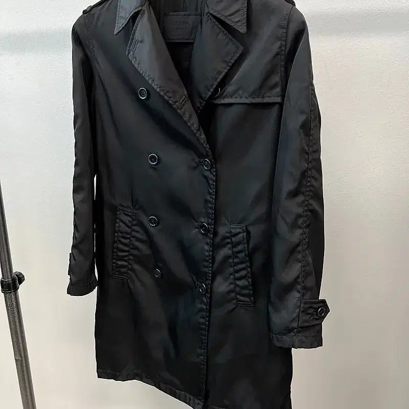 [BUNJANG] Prada Re-Nylon Spring Double Coat / 여) 프라다 리나일론 봄 더블코트