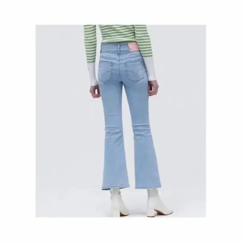 [BUNJANG] EGOIST Light Wash Blue Bootcut Pants / 택 새상품) 에고이스트 연청 부츠컷 팬츠