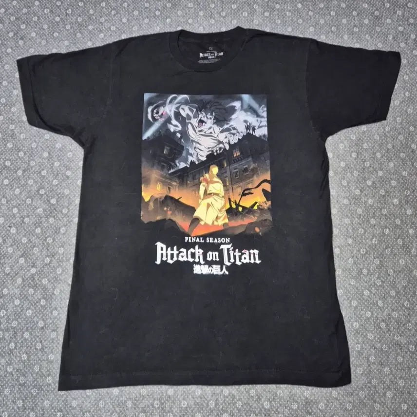 [BUNJANG] Attack on Titan Official T-Shirt / [L]진격의거인 오피셜 티셔츠 -222