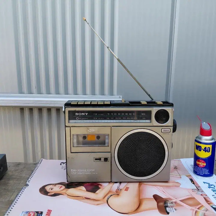 [BUNJANG] Sony Vintage Cassette Radio / 일본/SONY 골동품 카시버 ,근대사 3일간세일