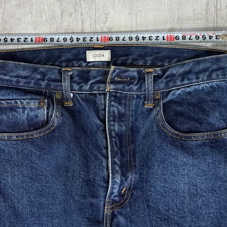 [BUNJANG] CIOTA Tapered Jeans Mid-Blue / CIOTA 시오타 테이퍼드 중청