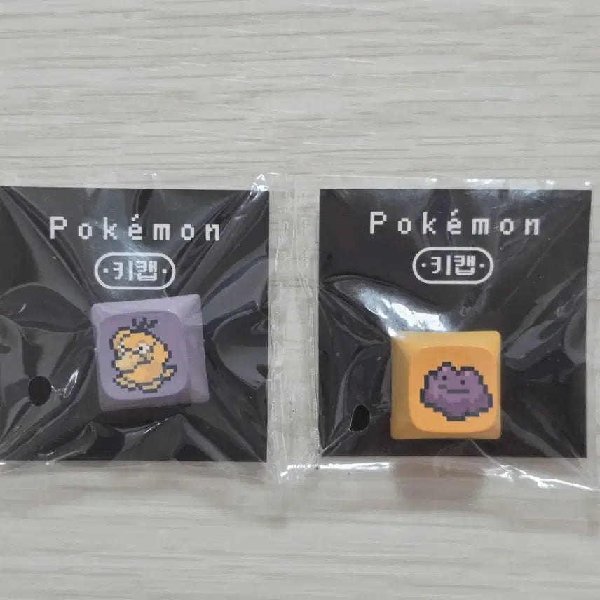 [BUNJANG] Pokemon Metamon &amp; Psyduck Keycaps Set / cu 포켓몬 키캡 아크릴 메타몽 고라파덕 피카츄 이브이 꼬부기 뮤 나옹
