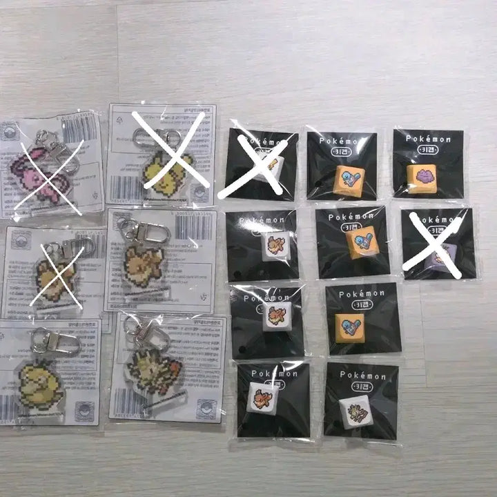 [BUNJANG] Pokemon Metamon &amp; Psyduck Keycaps Set / cu 포켓몬 키캡 아크릴 메타몽 고라파덕 피카츄 이브이 꼬부기 뮤 나옹