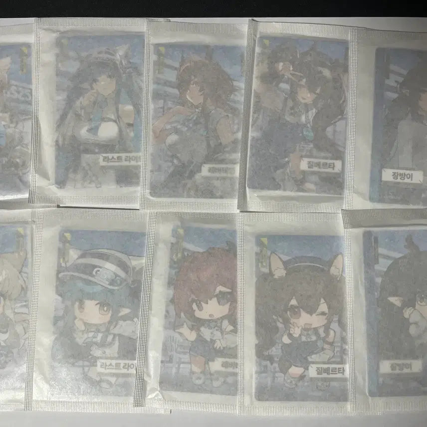 [BUNJANG] Arknights: Endfield Collaboration Photocard (Chocolate) Bundle Set / GS25 명일방주 엔드필드 포토카드(초콜릿) 10종