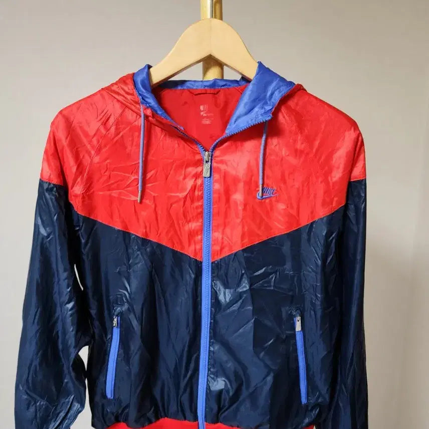 [BUNJANG] Nike Windrunner Jacket Red/Navy Size 90 / 나이키 윈드러너 바람막이 레드/네이비