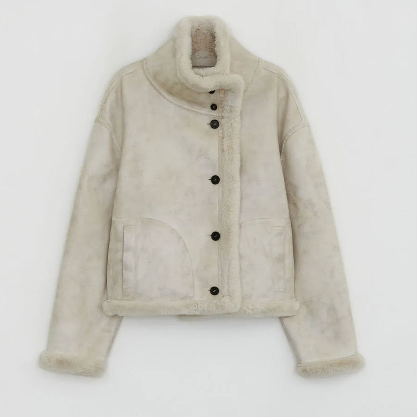 [BUNJANG] Low Tide Reversible Mustang (Beige) / 로우타이드 무스탕 Reversible Mustang (BEIGE)