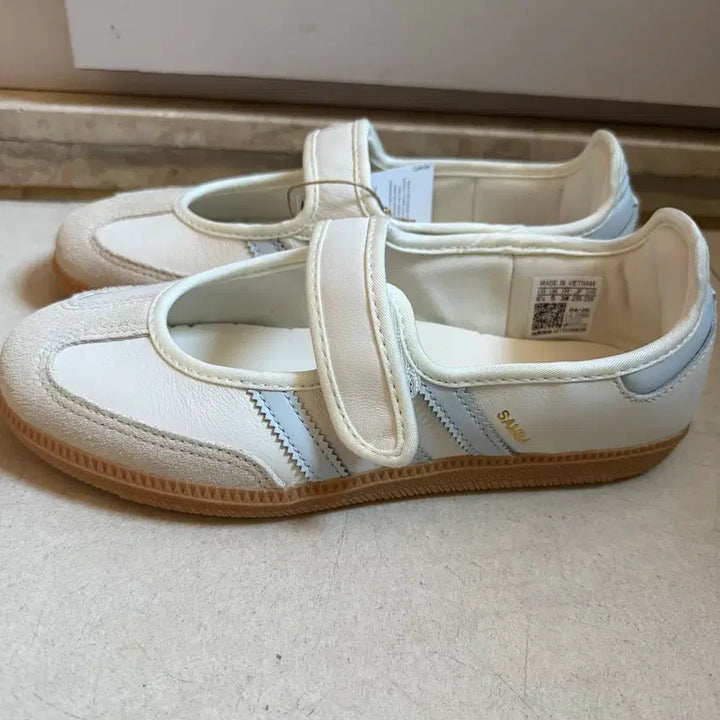 [BUNJANG] Adidas Samba Mary Jane White Blue / 아디다스 삼바 메리제인 화이트 블루