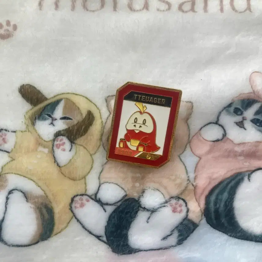 [BUNJANG] Tteuageo Pokemon Isak Toast Badge / 뜨아거 뱃지 이삭토스트 포켓몬 포켓몬스터