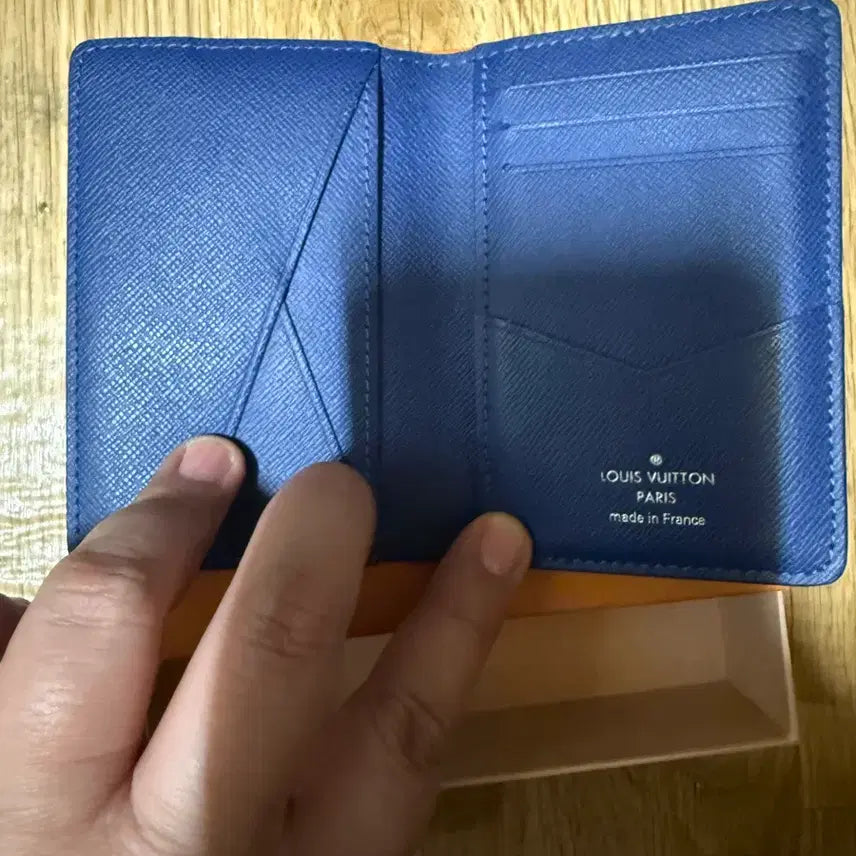 [BUNJANG] Louis Vuitton Organizer Card Holder Blue / 루이비통 오거나이저 블루