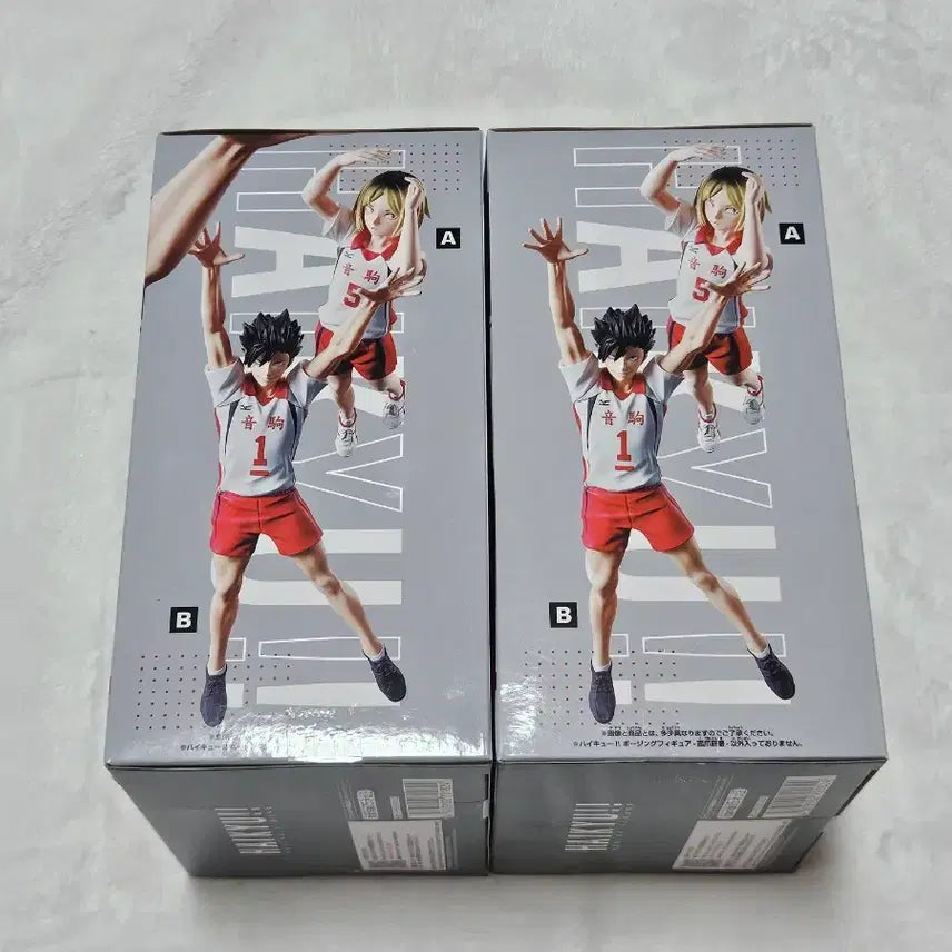 [BUNJANG] Haikyuu!! Posing Figure Kuroo &amp; Kenma Second Uniform Bundle Set / 하이큐 포징피규어 쿠로오 켄마 세컨드유니폼 일괄세트