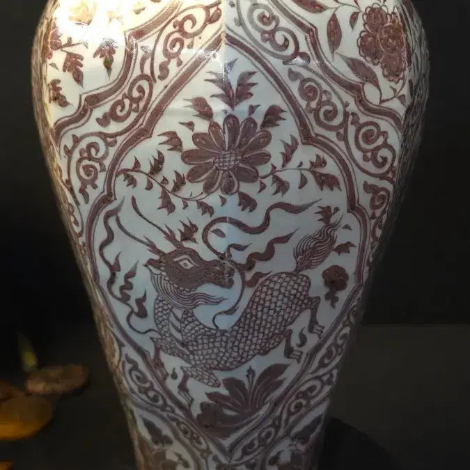 [BUNJANG] Yuri Hong Kirin and Phoenix Vase / 260620-3 유리홍 기린봉황문 팔룽매병
