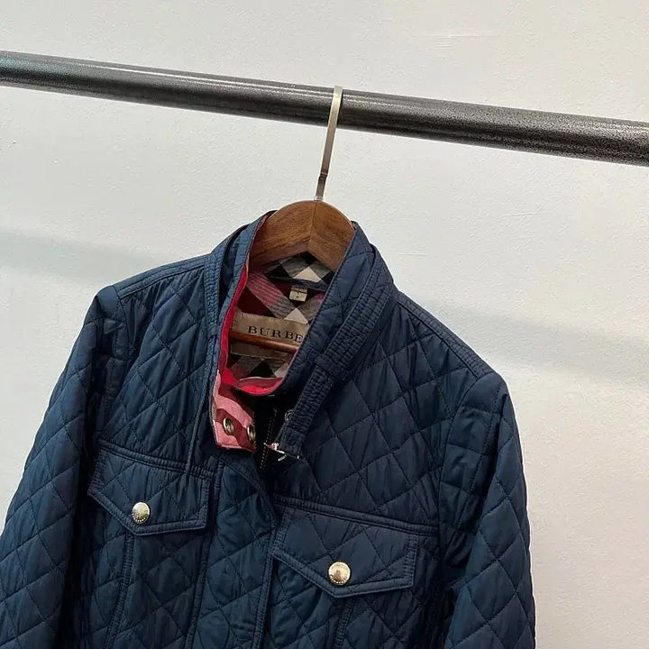 [BUNJANG] Burberry Navy Quilted Jacket / 여) 버버리 네이비 퀼팅자켓