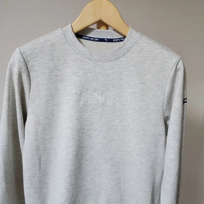 [BUNJANG] Puma Grey Sweatshirt T-Shirt / 푸마 그레이 맨투맨 티셔츠