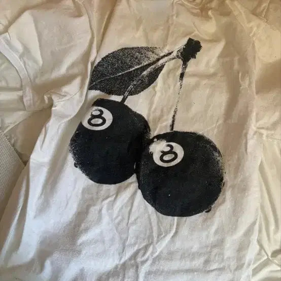 [BUNJANG] Stussy Cherry T-Shirt White M / 스투시 체리반팔 화이트 M