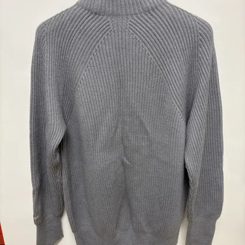 [BUNJANG] Another Office Fisherman Skipper Pullover Knit Heather Grey / [2]어나더오피스 피셔맨 스키퍼 풀오버 니트 헤더그레이