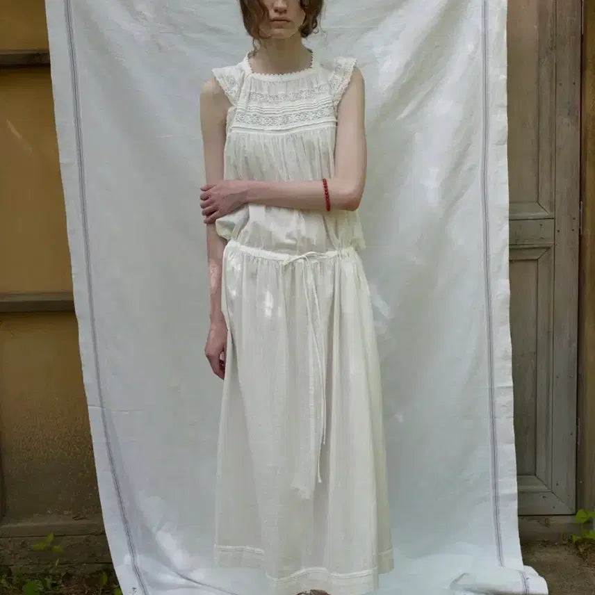 [BUNJANG] Via Plain String Dress / 비아플레인 스트링 원피스