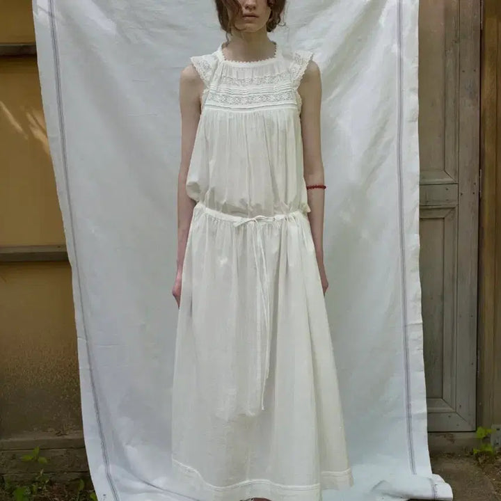 [BUNJANG] Via Plain String Dress / 비아플레인 스트링 원피스