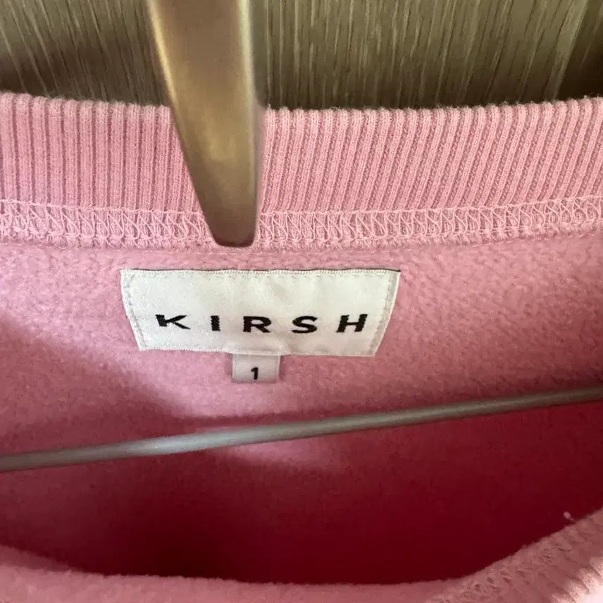 [BUNJANG] Kirsh Pink Sweatshirt Size 1 / 키르시 핑크 맨투맨 1사이즈