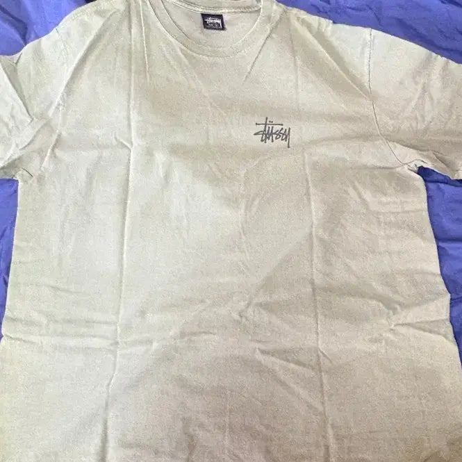 [BUNJANG] Stussy Basic Pigment Dyed T-Shirt Olive L / 스투시 반팔 올리브 2024 L