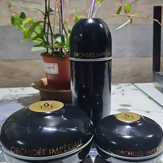 [BUNJANG] Guerlain Imperial Black Cream Case Bundle Set / 겔랑 임페리얼 블랙 크림 케이스(일괄)