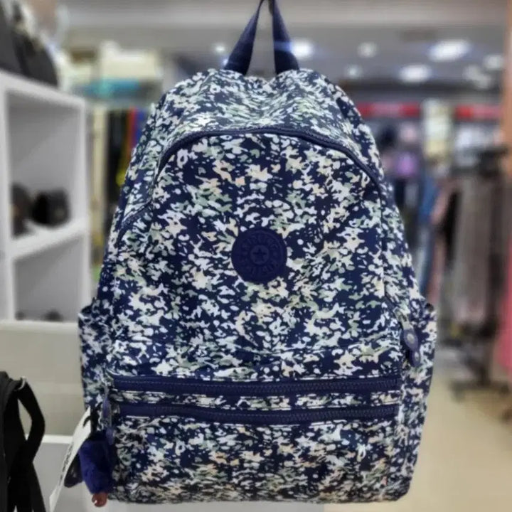 [BUNJANG] Kipling Backpack Navy Medium / 정품)키플링 백팩  (상태굿)