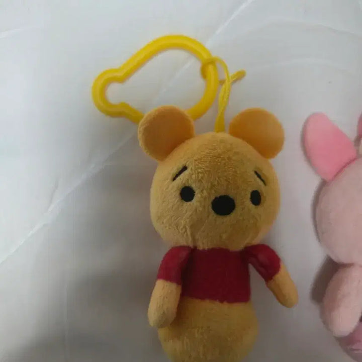 [BUNJANG] Winnie the Pooh Piglet 2-Type Doll Keychain Set / 일괄가격 곰돌이푸 피글렛 2종 인형 키링 열쇠고리
