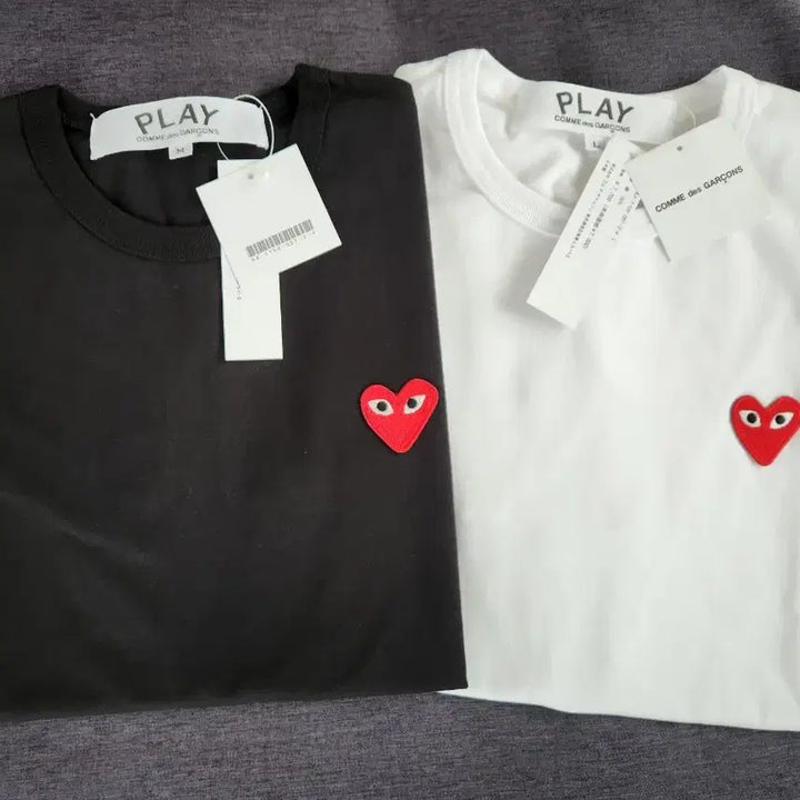 [BUNJANG] Comme des Garçons T-Shirt Set / 1+1) 꼼데가르송  반팔티 셋트. 새상품