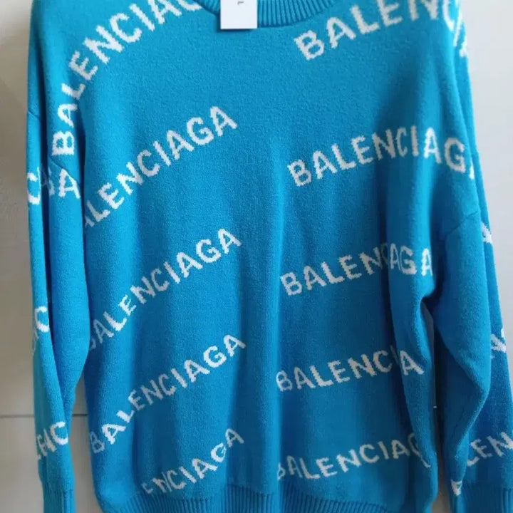 [BUNJANG] Balenciaga All Over Logo Knit / 발렌시아가 올오버 로고 니트