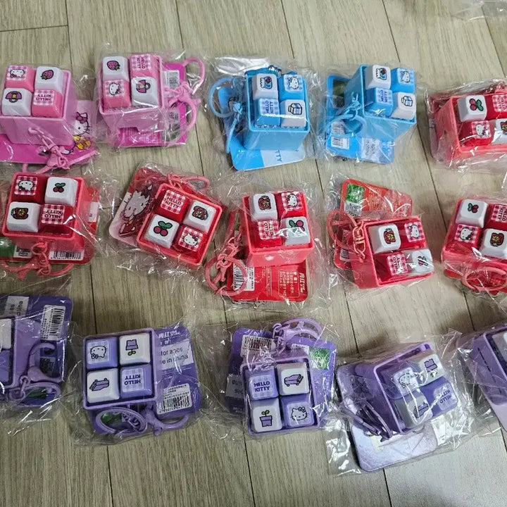 [BUNJANG] Hello Kitty Keycap Keychain (Pastel) / 헬로키티 키캡 키링