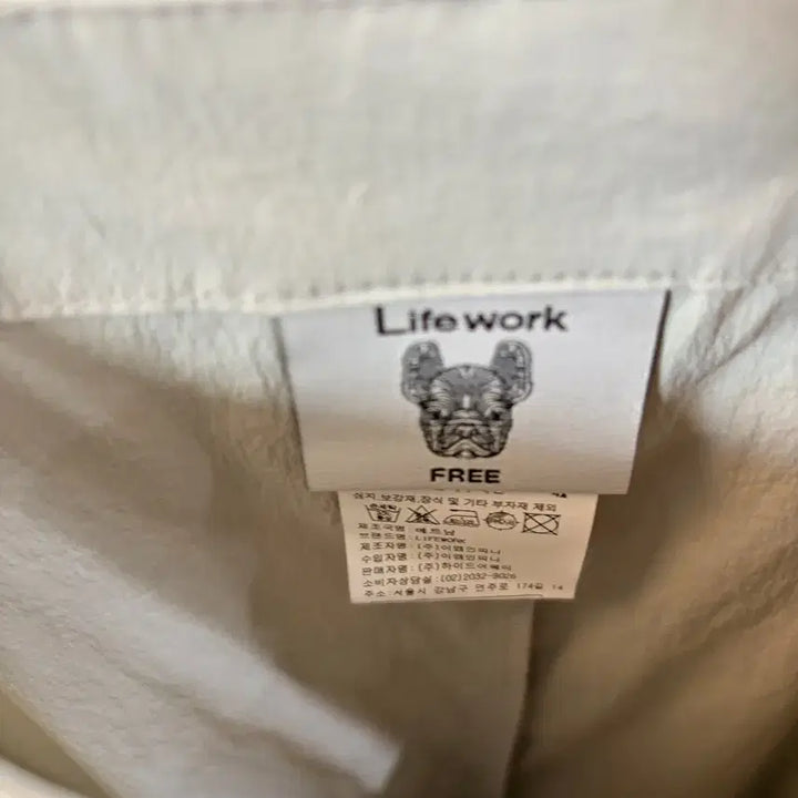 [BUNJANG] LifeWork Overalls Ivory / 라이프워크 멜빵 바지 아이보리