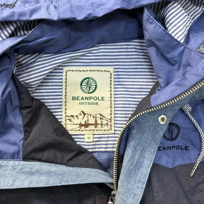 [BUNJANG] Beanpole Outdoor Windbreaker Hooded Jacket / 95 빈폴 등산 후드 바람막이 자켓 0429J