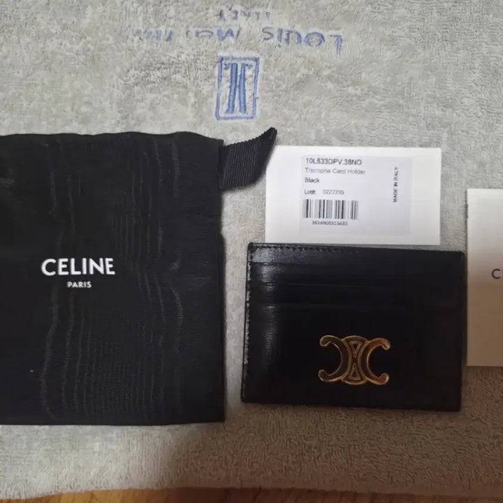 [BUNJANG] Celine Triomphe Card Holder Black / 셀린느트리옹프카드지갑