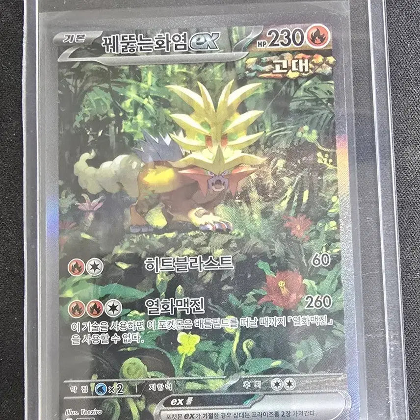 [BUNJANG] Pokemon Scorching Flames EX Card / 포켓몬 꿰뚫는화염 EX 카드