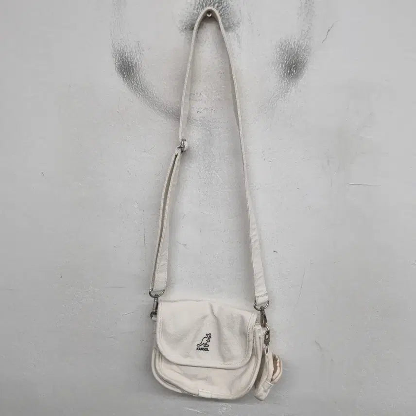 [BUNJANG] Kangol Canvas Mini Crossbody Bag / [free size] 캉골 캔버스 미니 크로스백