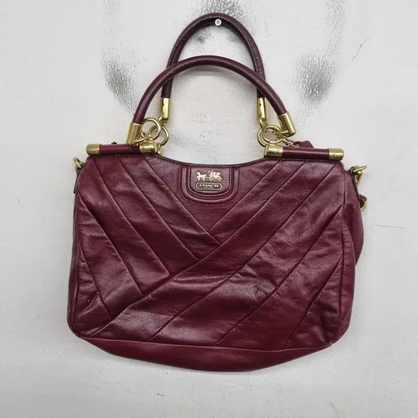 [BUNJANG] Coach Leather Tote Bag Handbag / [free size] COACH 코치 가죽 토트백 핸드백