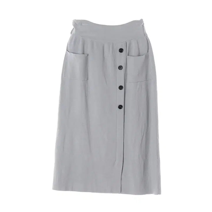 [BUNJANG] Rayon Poly Long Skirt (Women&