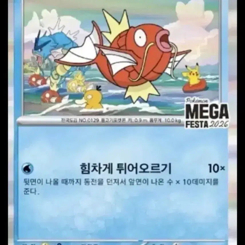 [BUNJANG] Gyarados Promo Card Bundle Set / 잉어킹 프로모 카드