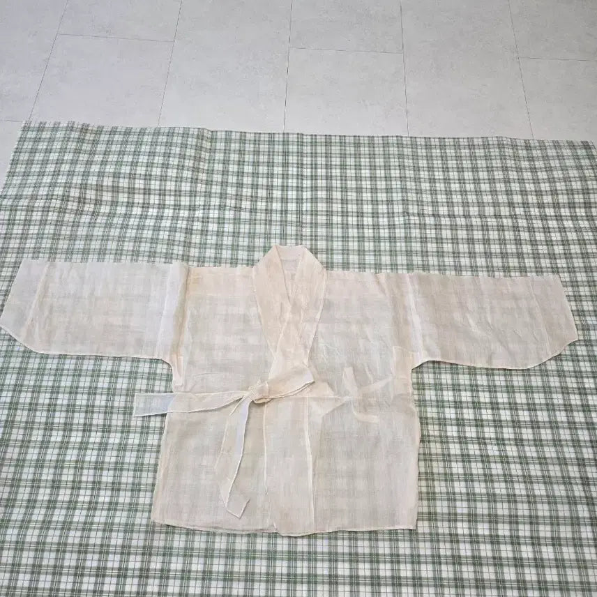[BUNJANG] Hanbok Jacket (Mosi &amp; Samba Material) - Size 105 / 58ㅡ모시 삼베색 저고리ㅡ105
