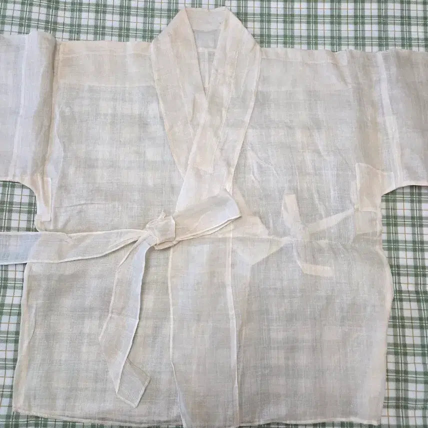 [BUNJANG] Hanbok Jacket (Mosi &amp; Samba Material) - Size 105 / 58ㅡ모시 삼베색 저고리ㅡ105