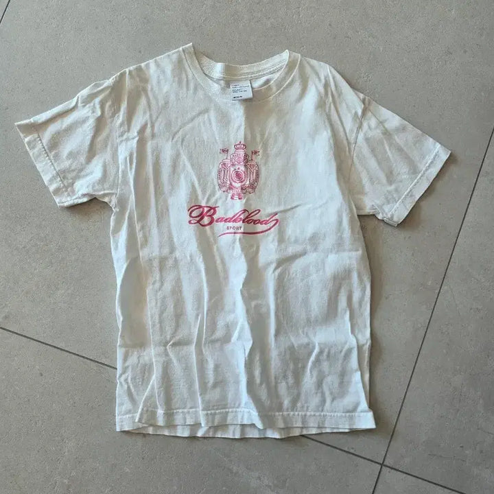 [BUNJANG] Bad Blood Graphic T-Shirt White / 배드블러드반팔 m