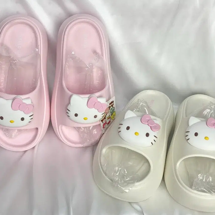 [BUNJANG] Hello Kitty Height Increasing Slippers / 헬로키티 미끄럼방지 키높이 슬리퍼