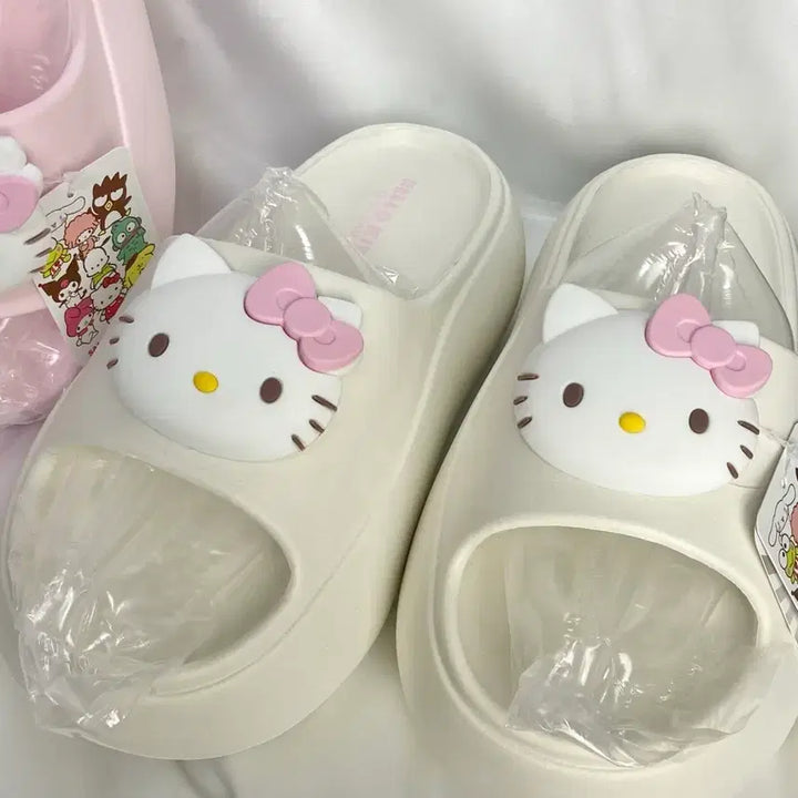 [BUNJANG] Hello Kitty Height Increasing Slippers / 헬로키티 미끄럼방지 키높이 슬리퍼
