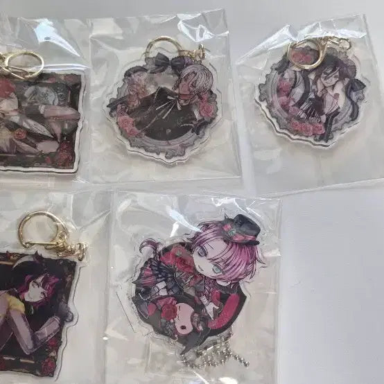 [BUNJANG] Aku Neko Acrylic Keyring / 아쿠네코 아크릴 키링 양도판매