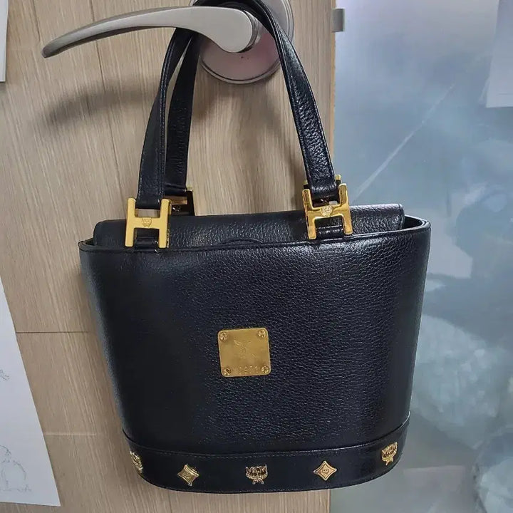 [BUNJANG] MCM Black Mini Tote Bag / MCM 블랙 토트백 가방 미니사이즈