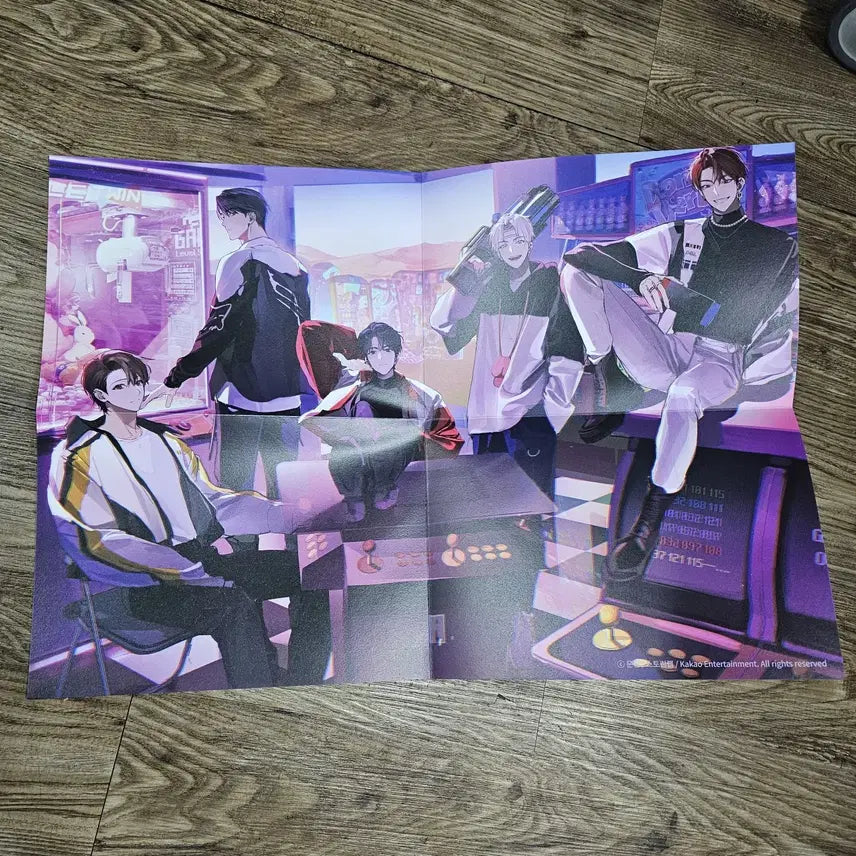 [BUNJANG] Mangasaldeodeon Large Poster + 5 Card Set + 2025 Calendar / 망아살더던 대형 포스터 + 5장카드세트 + 2025달력 미사용   새것