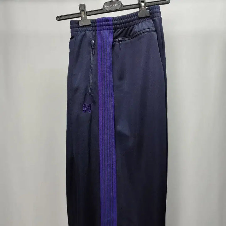 [BUNJANG] Needles HD Track Pants Navy/Purple S / 니들스 hd 트랙팬츠 네이비/퍼플 s