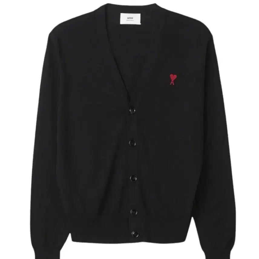 [SOLD OUT] 아미 스몰 하트 로고 울 가디건 XL