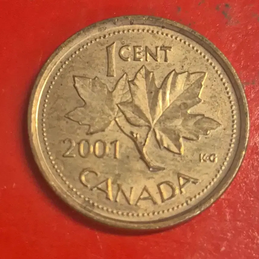 [BUNJANG] 2001 Canada 1 Cent Coin / 2001 캐나다 1센트 동전 M2208