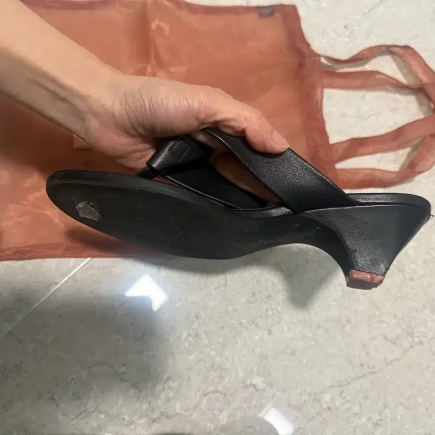 [BUNJANG] Archive Appk Black Jori Wedge Sandals / 아카이브앱크 블랙 조리 샌들 웨지 샌들